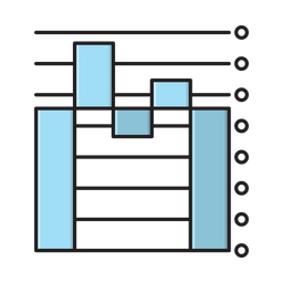 Gráfico de barras  Icono