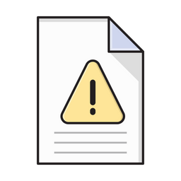 Document Error  Icon