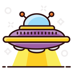 Alien Spaceship  Icon