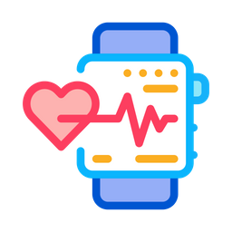 Heartbeat Measure Watch  Icon