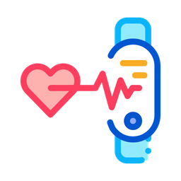 Heart Beat Measure Band  Icon