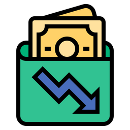 Income Decrease  Icon