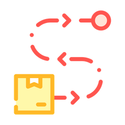Rota de entrega  Ícone