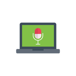 Laptop Microphone  Icon