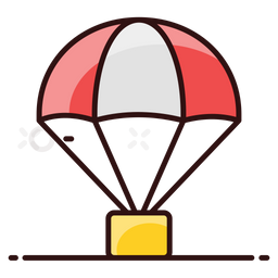 Air Balloon Delivery  Icon