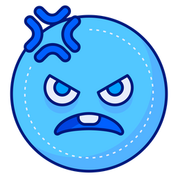 Angry Face  Icon