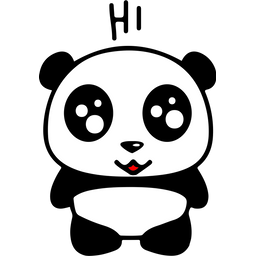 Hi Panda  Icon