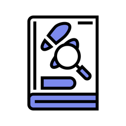 Crime Detection Book  Icon