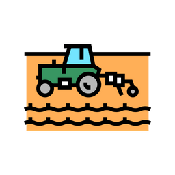 Harvesting Tractor  Icon