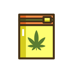 Zip Von Cannabis Symbol