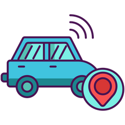 Autonomous Car  Icon