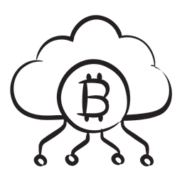 Bitcoin Cloud  Icon