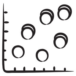 Bubble Chart  Icon