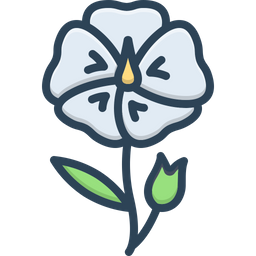 Flax Flower  Icon