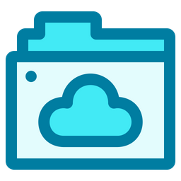 Cloud Folder  Icon