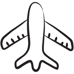 Flugzeug  Symbol