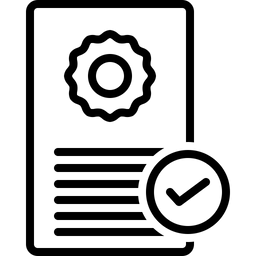 Genehmigung  Symbol