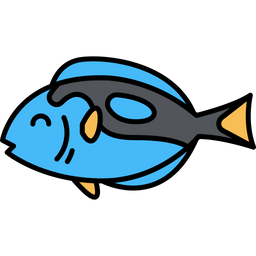 Blue Tang Fish  Icon