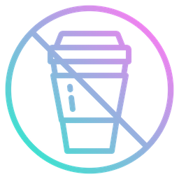 Ban Plastic Cup  Icon