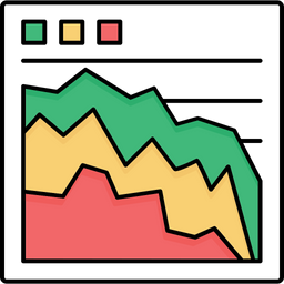 Area Chart  Icon