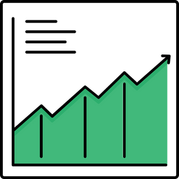 Gráfico analítico  Ícone