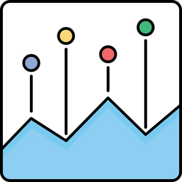 Area Chart  Icon