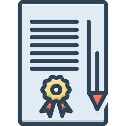 Certificate  Icon