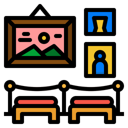 Museum Art Chair Icon