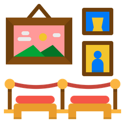 Museum Art Chair Icon