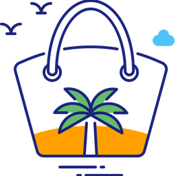 Beach Handbag  Icon