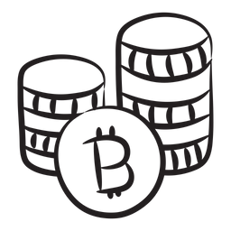 Bitcoin-Stapel  Symbol