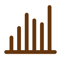 Gráfico de barras  Ícone