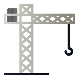 건설 크레인  아이콘