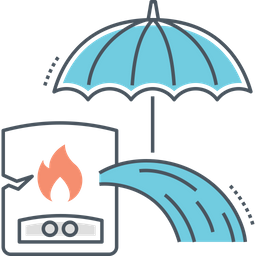 Seguro de caldeira  Ícone
