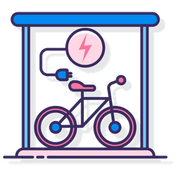 Fahrradladestation  Symbol