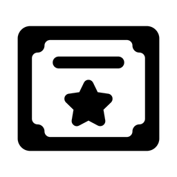 Verleihungsurkunde  Symbol