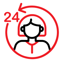 24 Hours Service  Icon