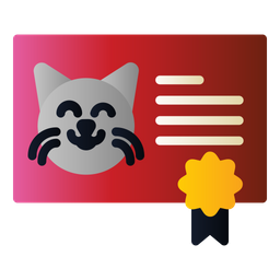 Katzenzertifikat  Symbol