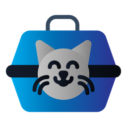 Katzentransportbox  Symbol