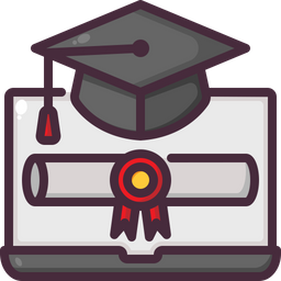 Online Graduation  Icon