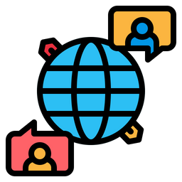 Global Communication  Icon