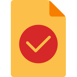 Correct Document  Icon