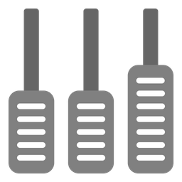 Pedais de carro  Ícone