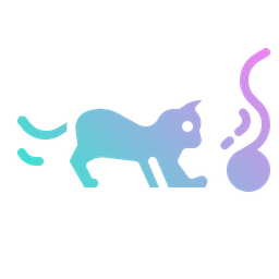 Cat Play Yarn Ball  Icon