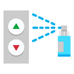 Aerosol de limpieza  Icono