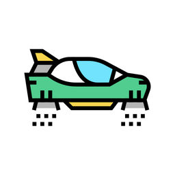 Flying Car  Icon