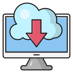 Cloud Download  Icon