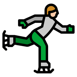 Ice Skating  Icon