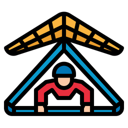 Hang Gliding Fly  Icon