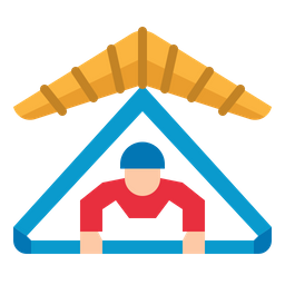 Hang Gliding Fly  Icon